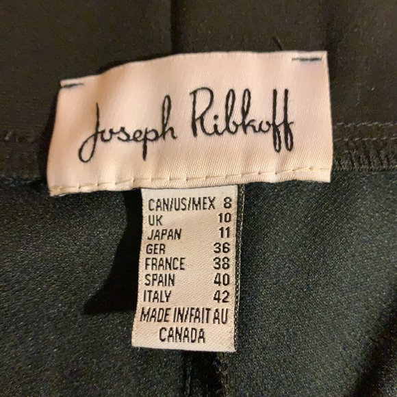 J. RIBKOFF SZ 8 BL PANTS ELASTIC AT WAIST & SHINY RIBBONS ON BOTH SIDES - Picture 4 of 7